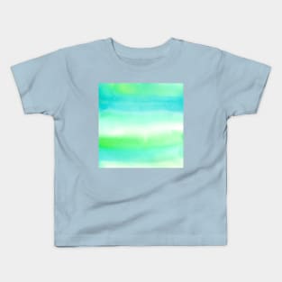 Mint Blended Stripes Kids T-Shirt